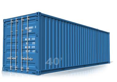 container 40 shipping feet foot containers freight fcl load general box storage exclusive cargo logistic levinson marc types hk globalization